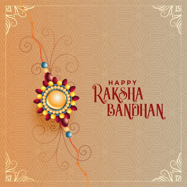 Raksha artístico bandhan festival indio