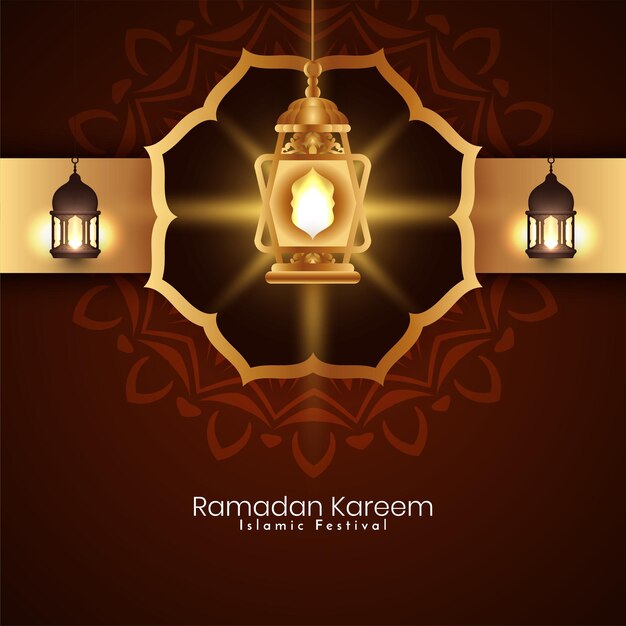 Ramadán Kareem festival islámico atistic elegante fondo