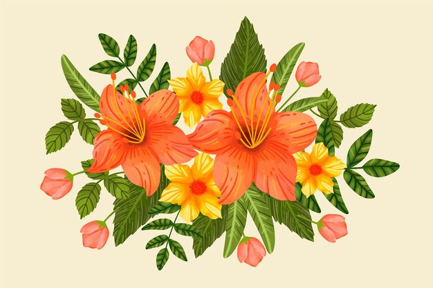 Ramo floral vintage