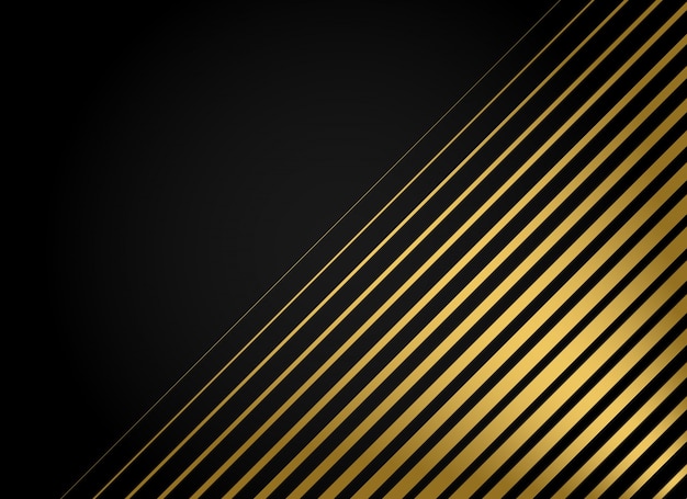 Vector gratuito rayas de oro premium vector de fondo