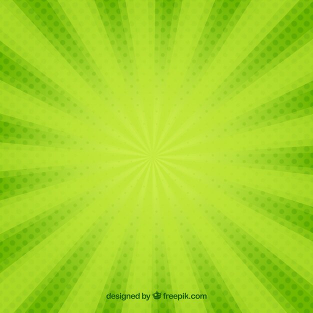rayo verde vector