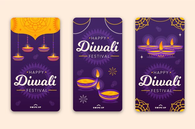 Rebajas instagram story collection diwali event