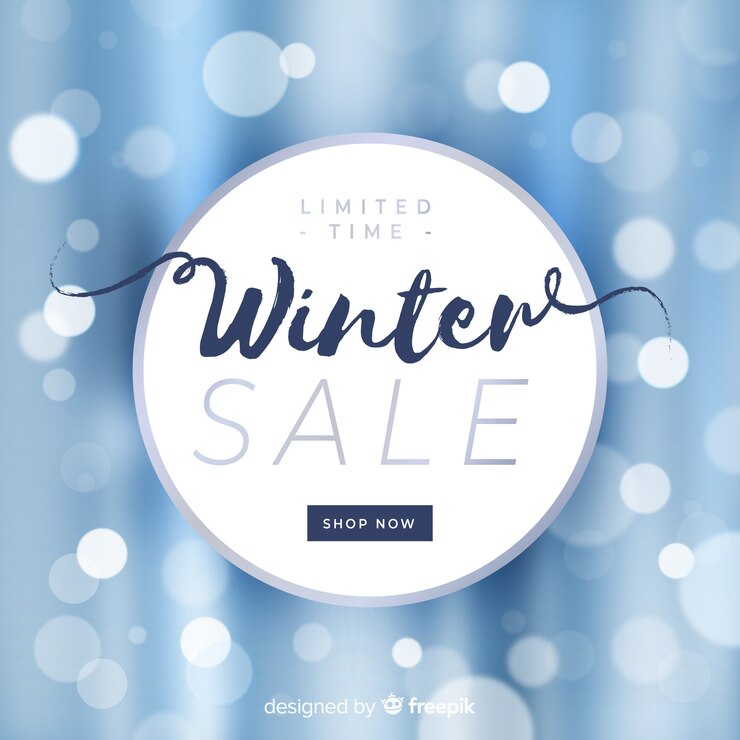 Vector gratuito rebajas de invierno
