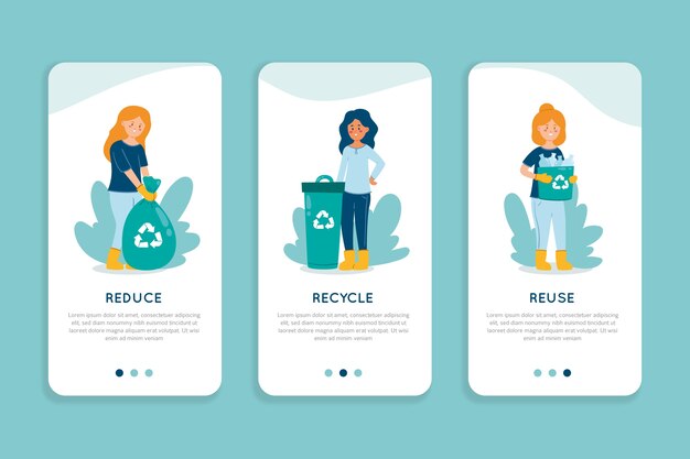 Reciclar pantallas de aplicaciones de incorporación