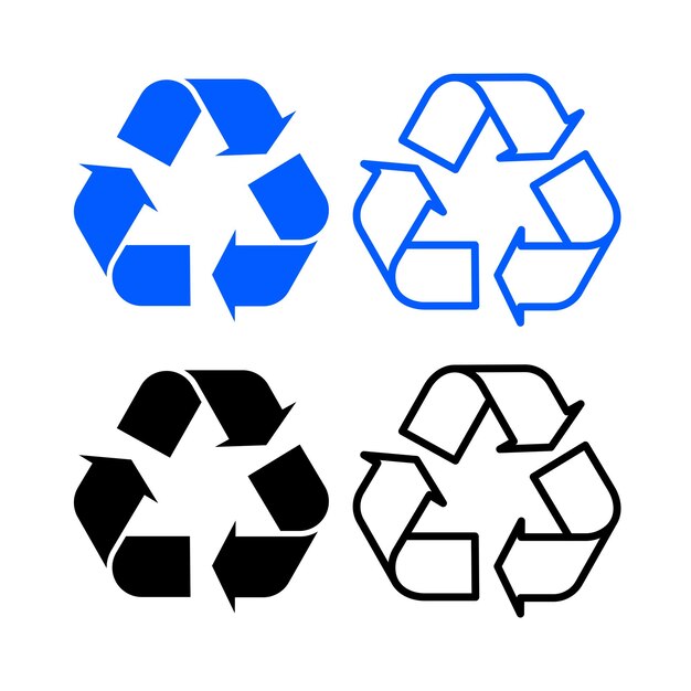 Reciclar signos de varios estilos