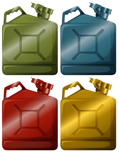 Recogida de contenedores de gasolina