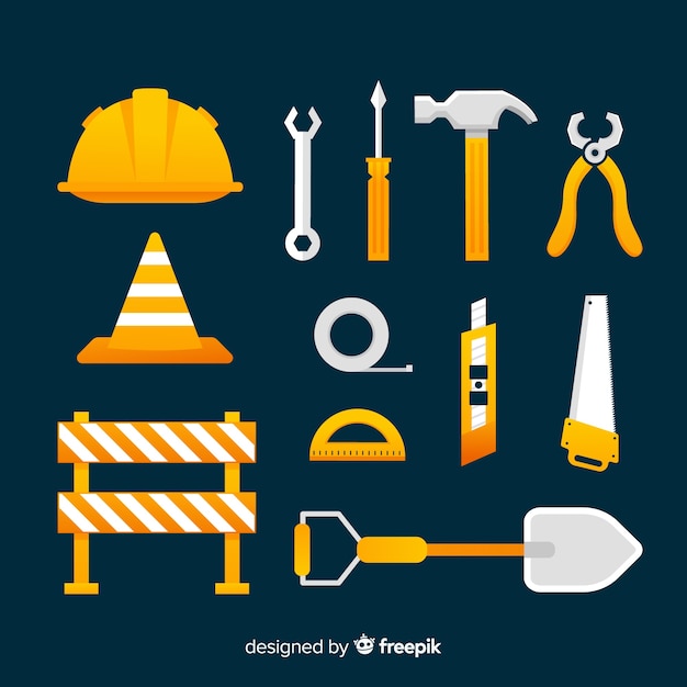 Recogida de equipos de construcción