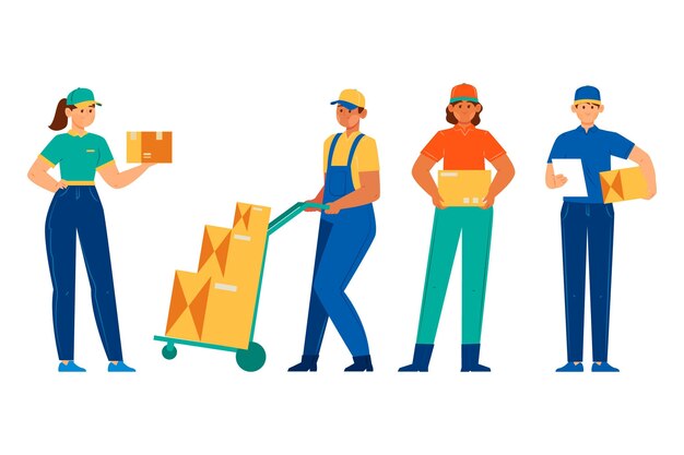 Recogida de trabajadores a domicilio