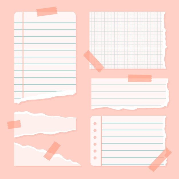 Recolección de papel rasgado con cinta