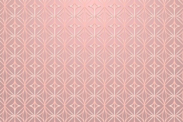 Recurso de diseño de fondo estampado geométrico redondo rosa transparente