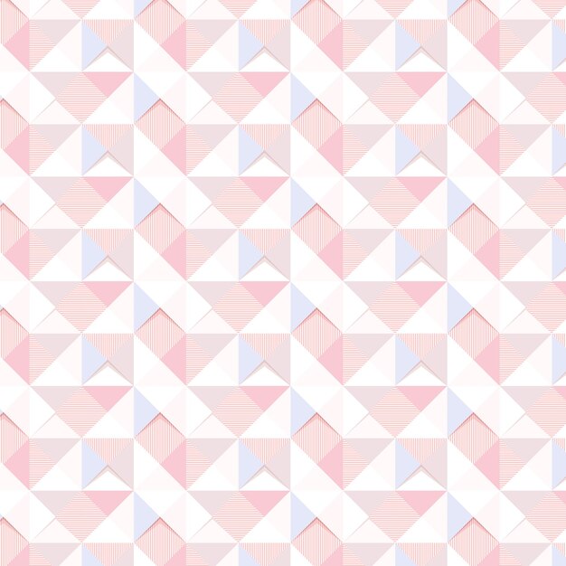 Recurso de diseño de fondo estampado triángulo geométrico rosa transparente