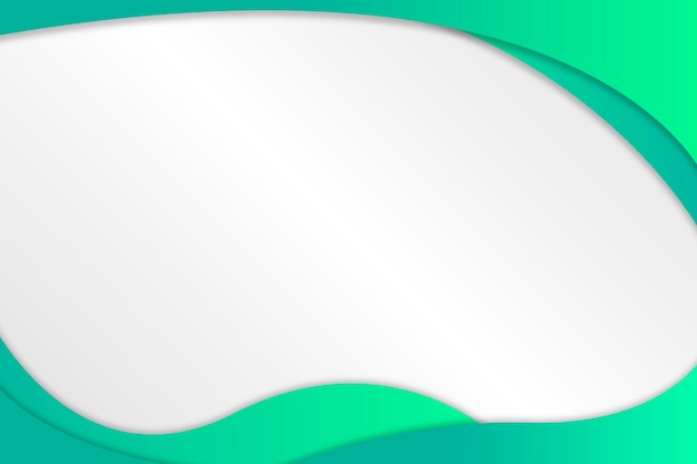 Recurso de diseño de marco de forma fluida verde