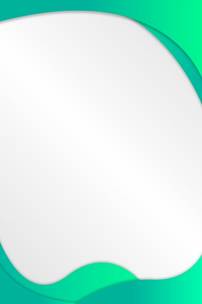 Recurso de diseño de marco de forma fluida verde