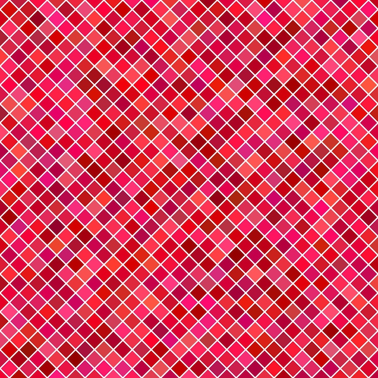 Vector gratuito red cuadrado patrón de fondo - gráfico vectorial