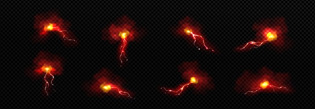 Relámpagos truenos eléctricos en nubes de tormenta