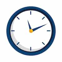 Vector gratuito reloj de tiempo icono aislado