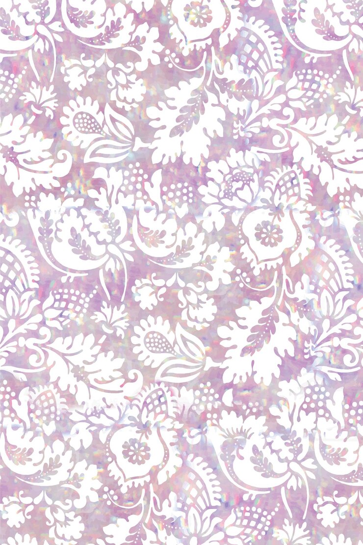 Vector gratuito remezcla de patrón de vector holográfico de naturaleza vintage de obras de arte de william morris