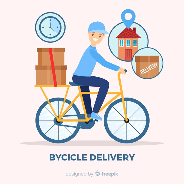 Reparto en bici