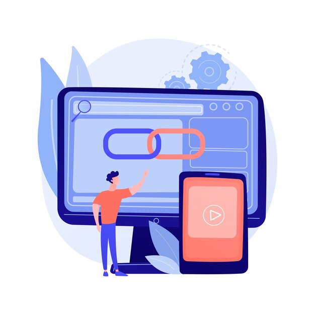 Reproductor multimedia, software, aplicación informática. Aplicación de geolocalización, función de determinación de ubicación. Implementador masculino, personaje de dibujos animados programador.