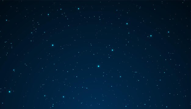 Resolver el misterio y la magia del universo con el estandarte de la vista del cielo nocturno