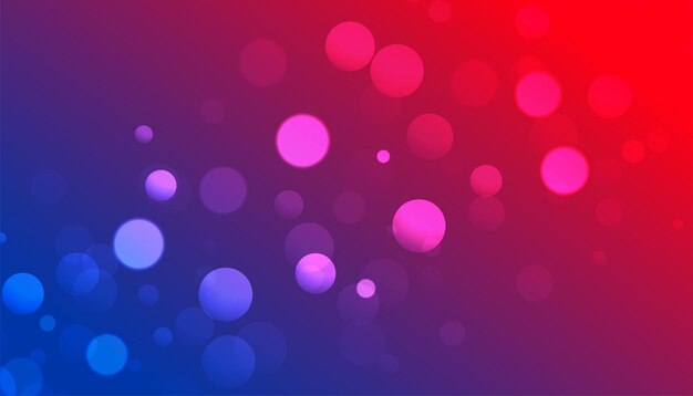 Resumen banner bokeh borrosa con efecto de luz