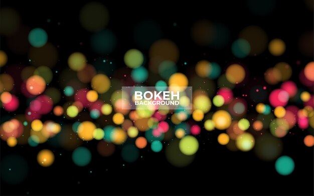 Resumen de bokeh filtrado de la noche de la ciudad Defocused