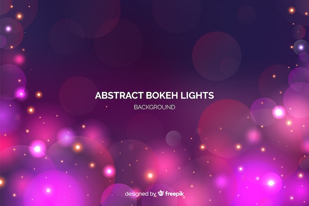Resumen bokeh luces de fondo