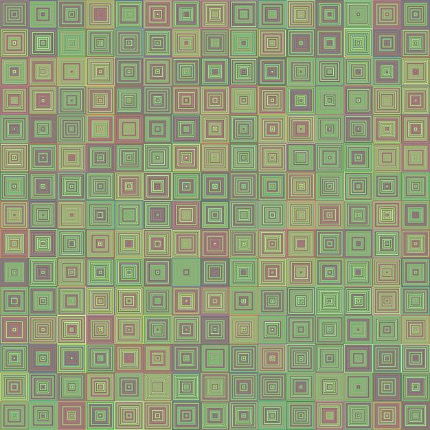 Resumen cuadrado concéntrico mosaico de fondo