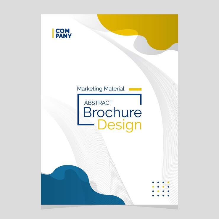 Vector gratuito resumen diseño folleto líquido forma blob elemento diseño material marketing