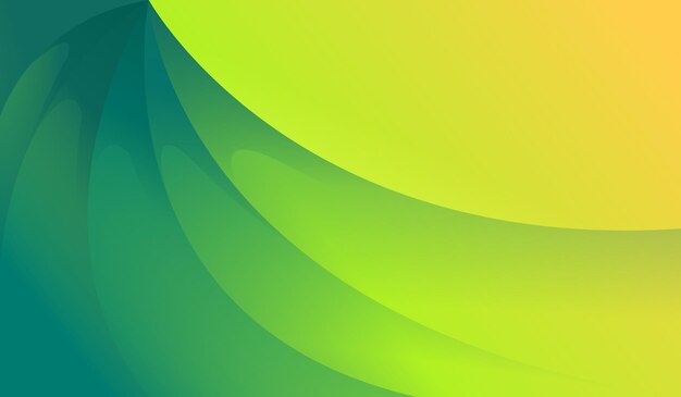 Resumen de diseño de fondo moderno degradado verde onda