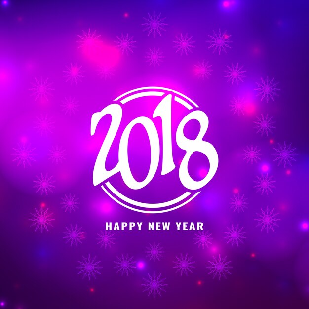 Resumen elegante brillante año nuevo 2018 fondo