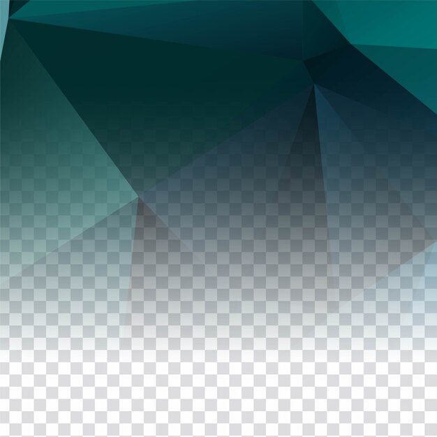 Resumen elegante fondo poligonal transparente