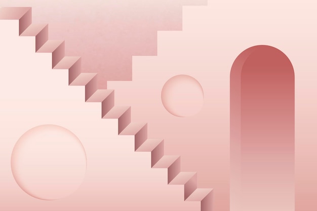 Resumen de escalera rosa