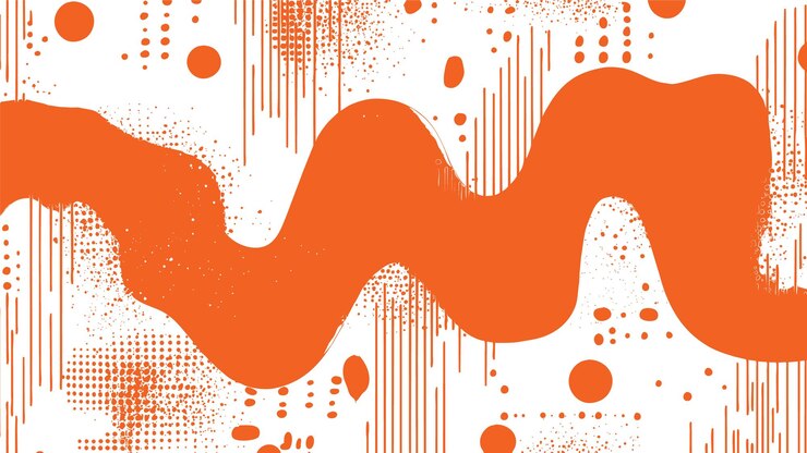 Vector gratuito resumen para el estandarte naranja