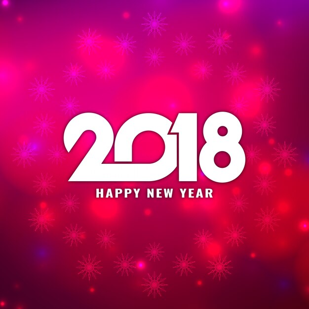 Resumen feliz año nuevo 2018 fondo
