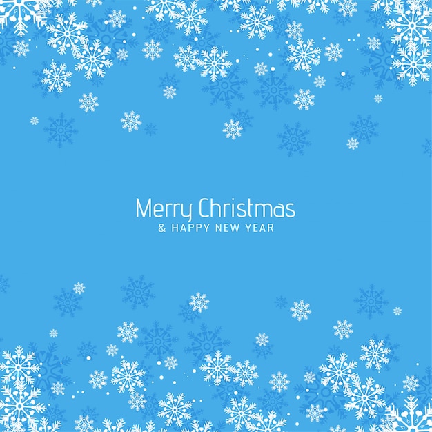 Resumen feliz Navidad saludo fondo azul
