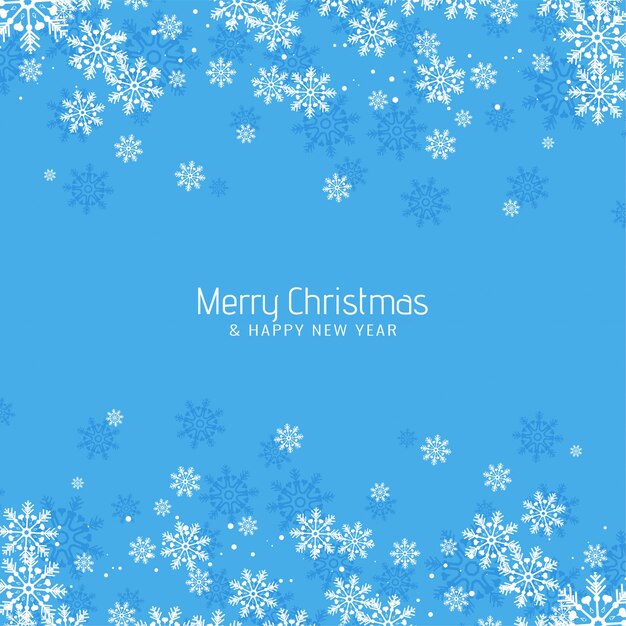 Resumen feliz Navidad saludo fondo azul