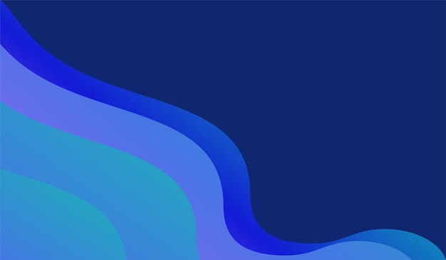 Resumen de fondo de diseño degradado azul púrpura de onda líquida