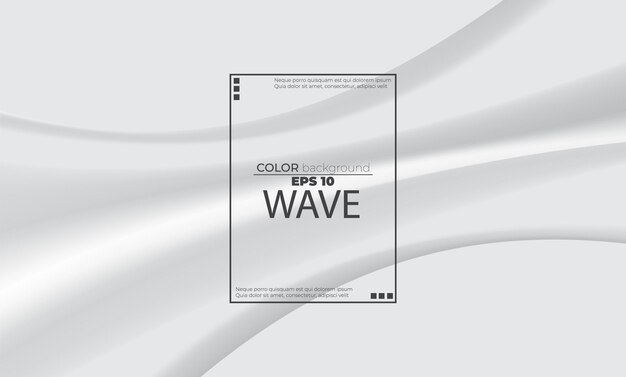 Resumen de fondo líquido blanco con ondas suaves composición de formas de degradado fresco fluido para tarjeta de regalo Póster en la página de inicio de plantilla de póster de pared ui ux coverbook baner redes sociales publicadas