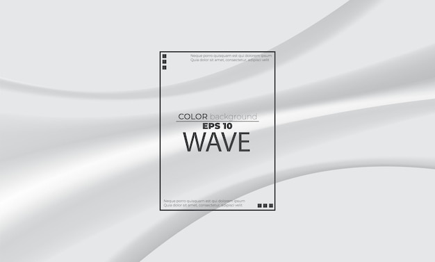 Resumen de fondo líquido blanco con ondas suaves composición de formas de degradado fresco fluido para tarjeta de regalo Póster en la página de inicio de plantilla de póster de pared ui ux coverbook baner redes sociales publicadas