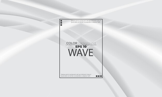 Resumen de fondo líquido blanco con ondas suaves composición de formas de degradado fresco fluido para tarjeta de regalo Póster en la página de inicio de plantilla de póster de pared ui ux coverbook baner redes sociales publicadas