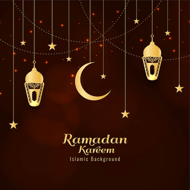 Vector gratuito resumen de fondo religioso saludo ramadan kareem