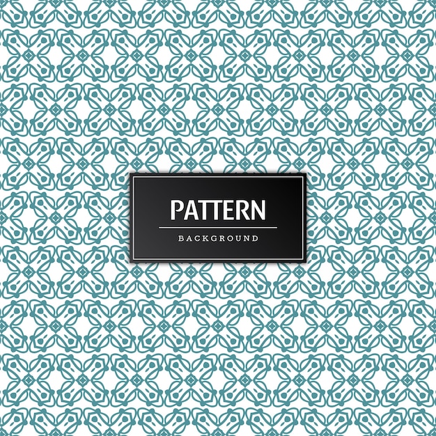 Resumen hermoso patrón sin costuras decorativo