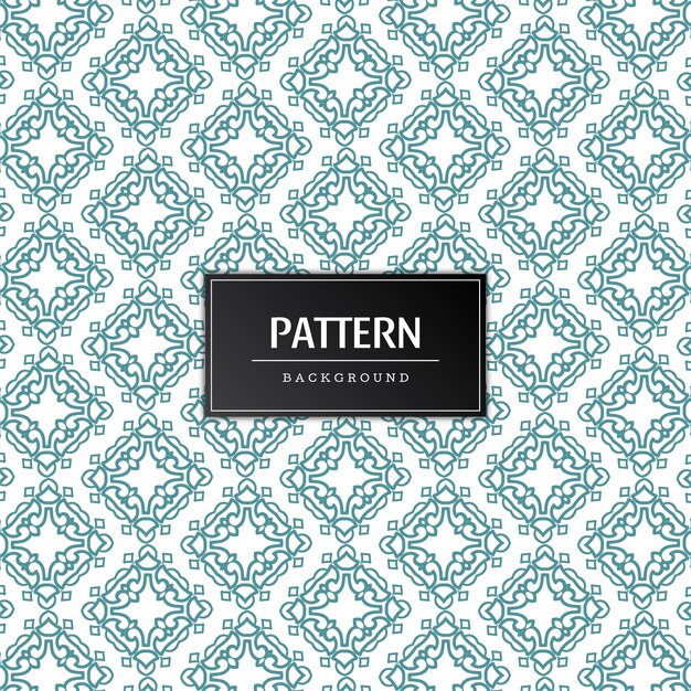 Resumen hermoso patrón decorativo