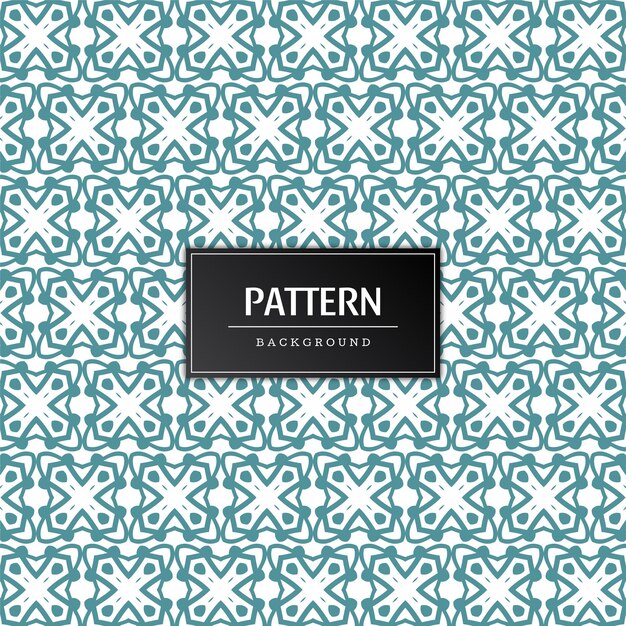 Resumen hermoso patrón decorativo