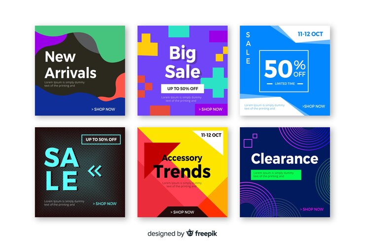 Vector gratuito resumen instagram sale post collection