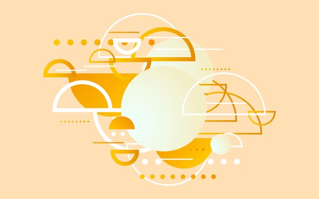 Resumen moderno fondo naranja color degradado ilustración vectorial