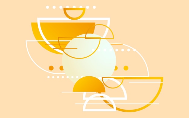 Resumen moderno fondo naranja color degradado ilustración vectorial