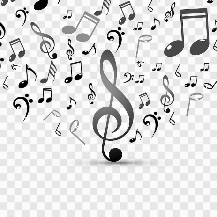 Vector gratuito resumen de música moderna