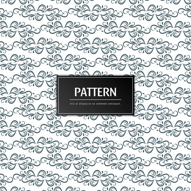 Resumen patrón floral elegante fondo